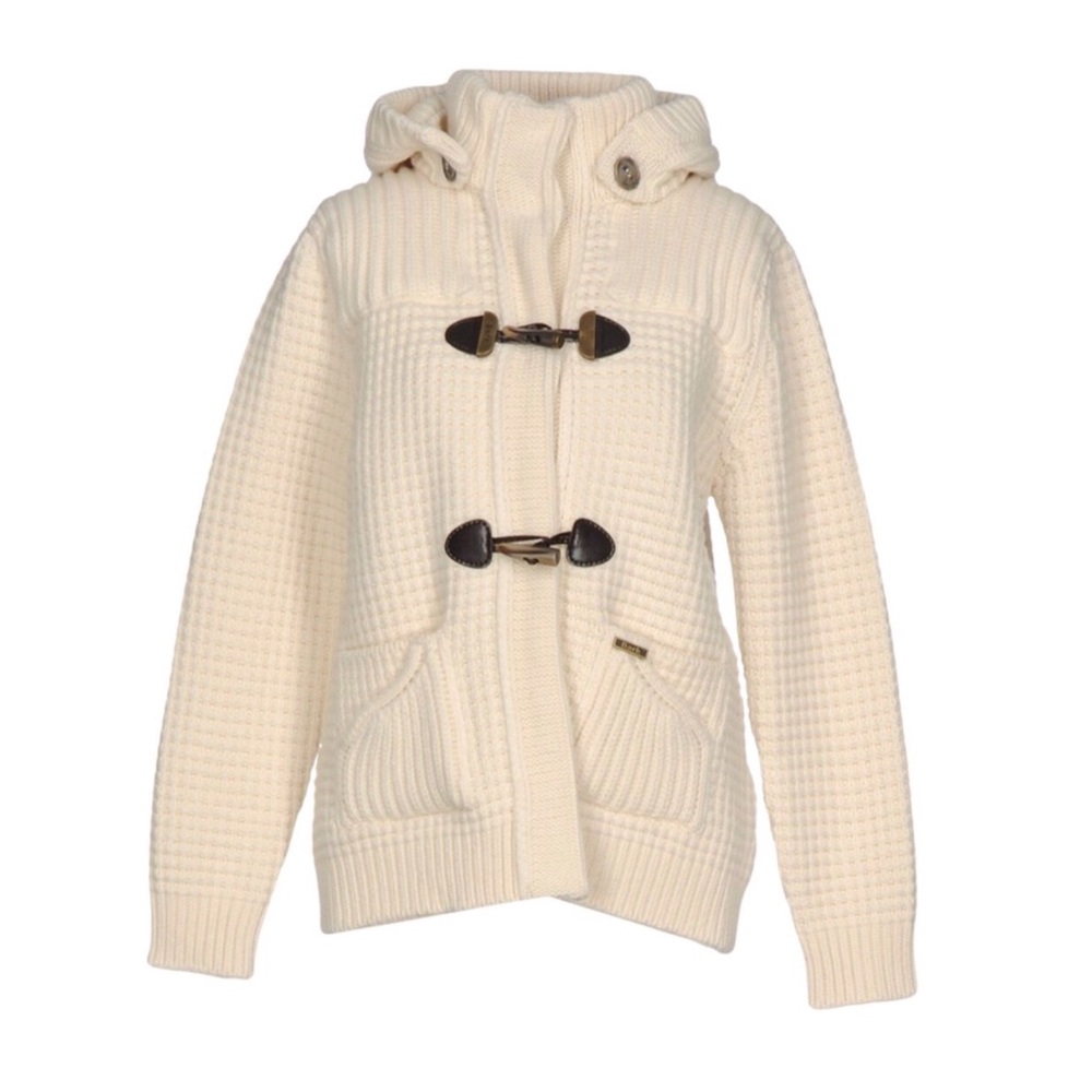 BARK Women Knit Duffle Jacket Coat NWT